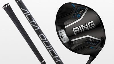 G440 MAX HL driver sole, Alta Quick shaft and Lamkin UTx grip