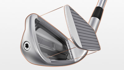 G700 iron exploded illustration showing face