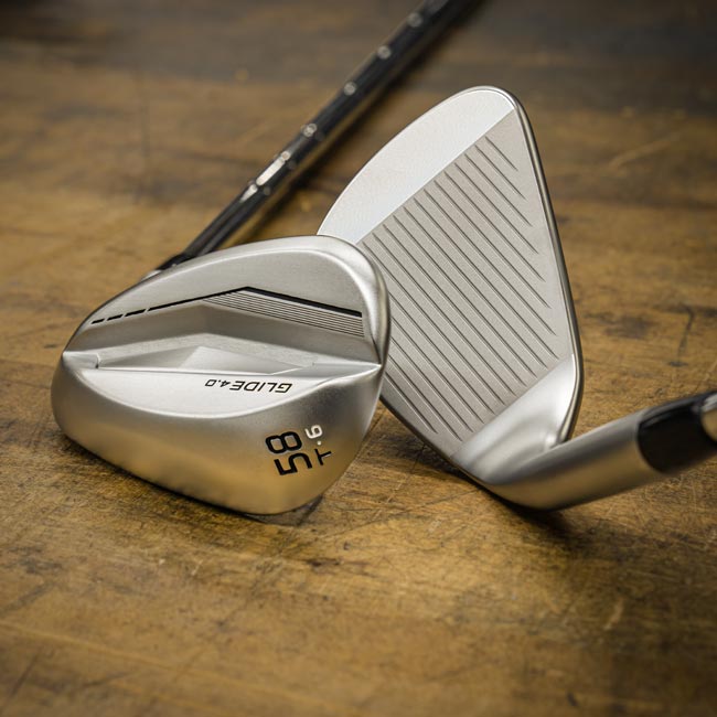 Glide 4.0 wedges on a workbench