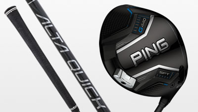 G440 SFT HL driver sole, Alta Quick shaft and Lamkin UTx grip