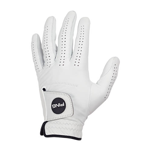 Front image of PING Tour Glove, Black/White