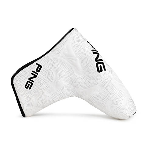 Right side image of PING Icon Blade Putter Cover, White